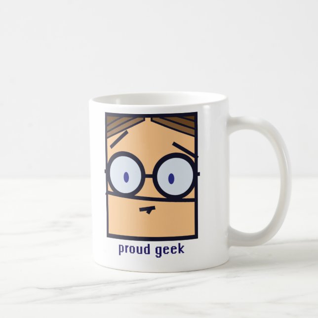 De Café caneca orgulhosa do geek (Direita)