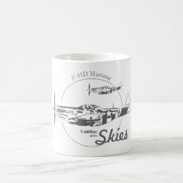 De Café Caneca P-51D Mustang USAF WWII