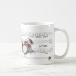 De Café Caneca partitura e bateria
