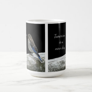 De Café Caneca Pássaro no Cerca