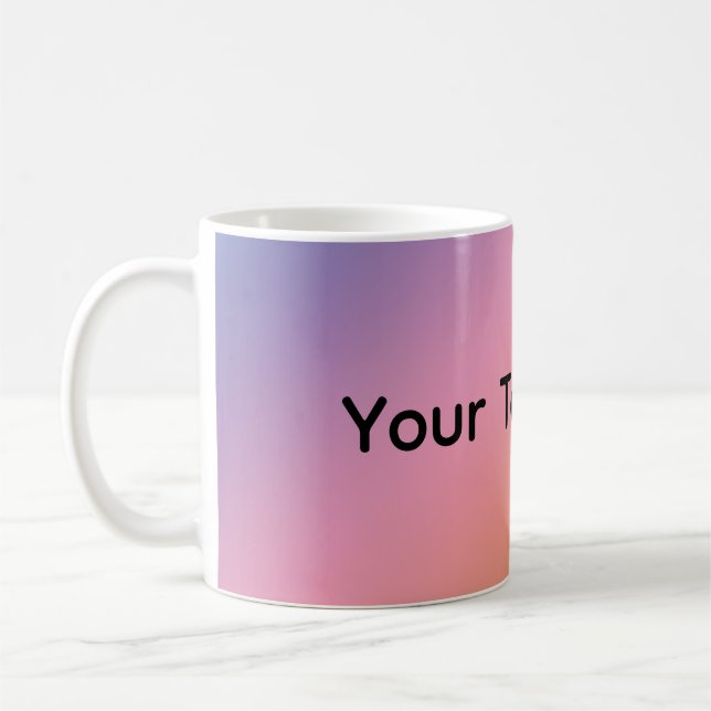 De Café Caneca Pastel Arco-íris (Esquerda)