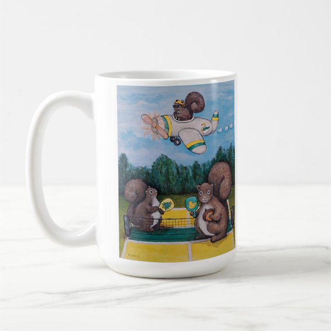 De Café Caneca Pato Esquilos (Esquerda)