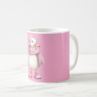 De Café Caneca Pato Rosa