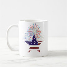 Caneca patriótica dos E.U.