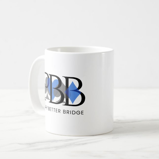 De Café Caneca PBB - Azul (Frente Esquerda)