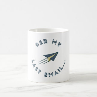 De Café Caneca Per Meu Último E-mail