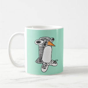 De Café Caneca Percy Penguin "Brain.exe Não Respondendo"