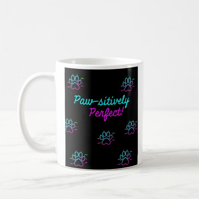 De Café Caneca Perfeita para Pata-Cachorro (Esquerda)