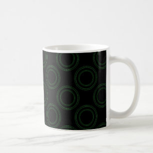 De Café Caneca perfeitamente luxuoso, verde