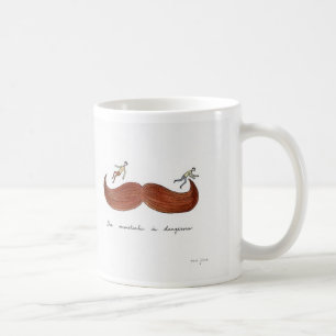 De Café Caneca perigosa do Moustache