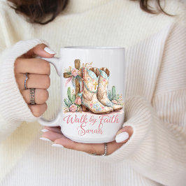 De Café Caneca Personalizada Caminhar Pela Fé