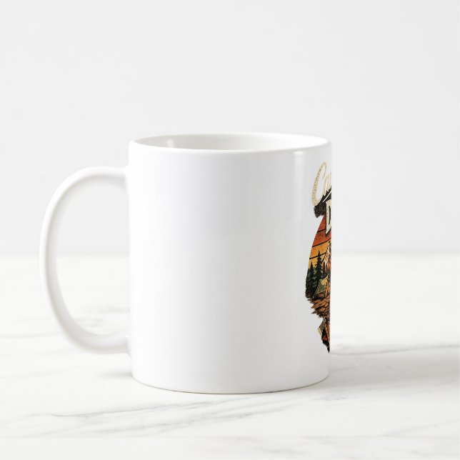 De Café Caneca Personalizada Camping Dad Est. 2026 (Esquerda)