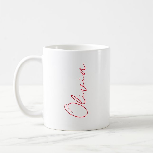 De Café Caneca personalizada, caneca personalizada, nome e (Esquerda)