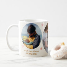 Caneca Personalizada com 3 Fotos - Amor Eterno, Ma