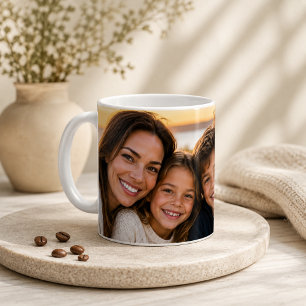 De Café Caneca Personalizada com Foto da Família em volta