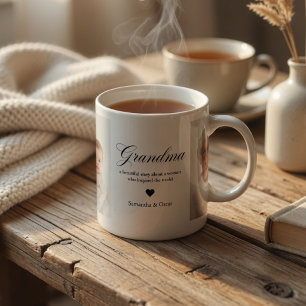 De Café Caneca Personalizada com Foto da Vovó Avó Customiz