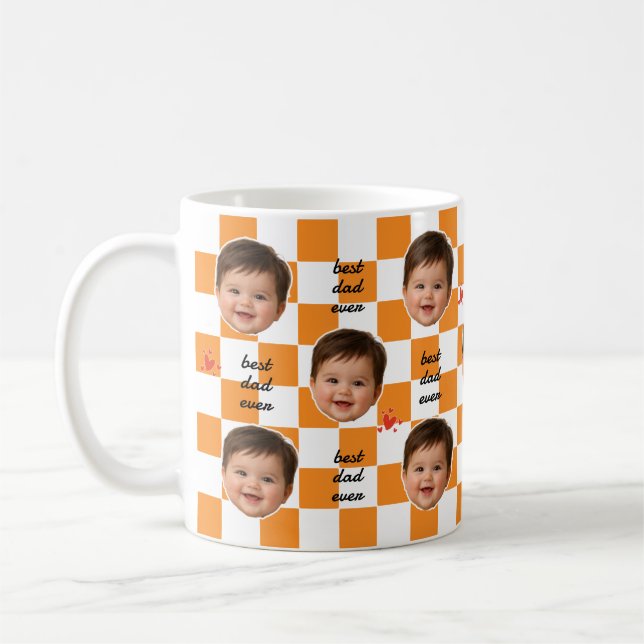 De Café Caneca Personalizada com Foto do Bebê Melhor Pai d (Esquerda)