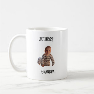 De Café Caneca Personalizada com Foto do Bebê para Vovô e 