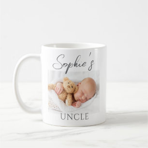 De Café Caneca Personalizada com Foto do Bebê Tio