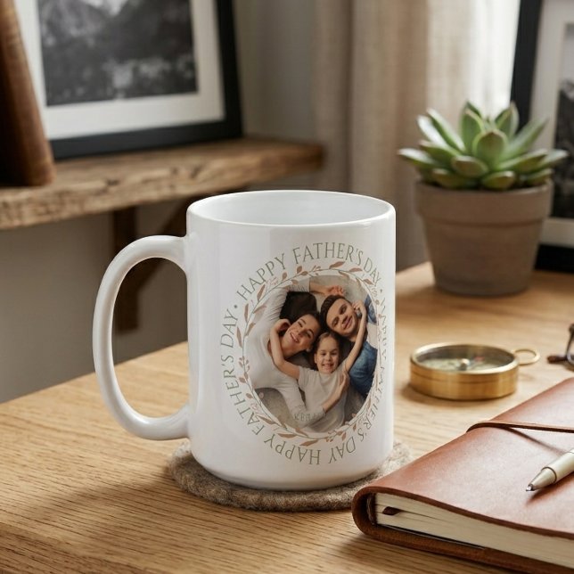 De Café Caneca Personalizada com Foto do Dia dos Pais Pres (Criador carregado)