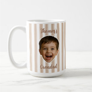 De Café Caneca Personalizada Com Foto E Listras Para Papai