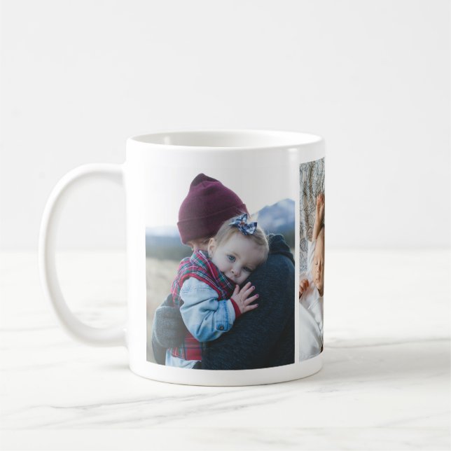 De Café Caneca Personalizada com Foto Elegante (Esquerda)