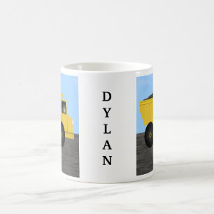 De Café Caneca Personalizada com Nome Dylan Caminhão Bascu