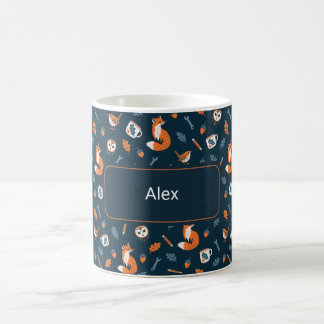 De Café Caneca Personalizada com Nome e Vida Selvagem da F