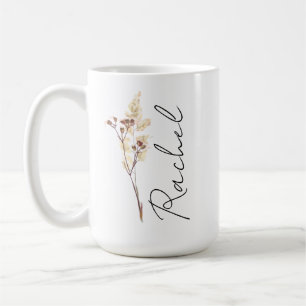 De Café Caneca Personalizada Coquette Flor do Nascimento,