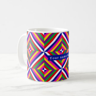 De Café Caneca Personalizada Cosmos-infinito - Branco/Azul