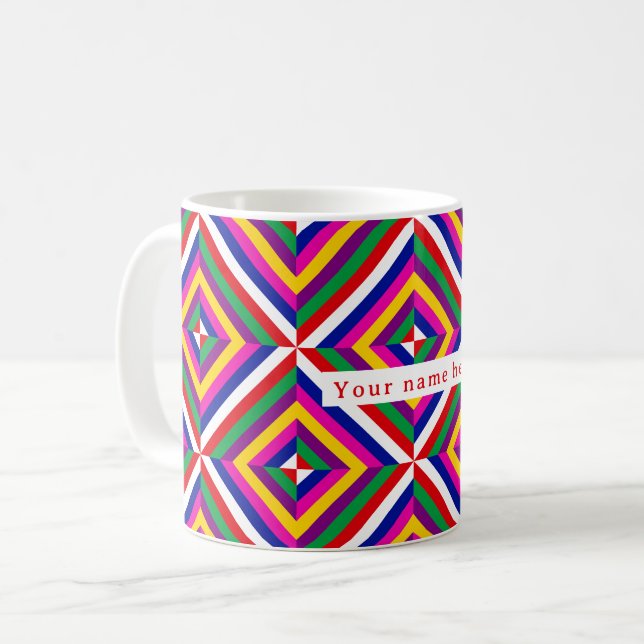 De Café Caneca Personalizada Cosmos-infinito - Vermelho/Br (Frente Esquerda)
