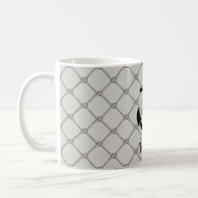 De Café Caneca personalizada da âncora (Esquerda)