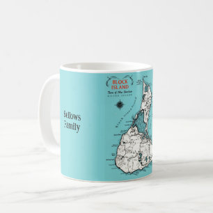 De Café Caneca Personalizada da Ilha Block