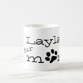 De Café caneca personalizada da mamã da pele do cão