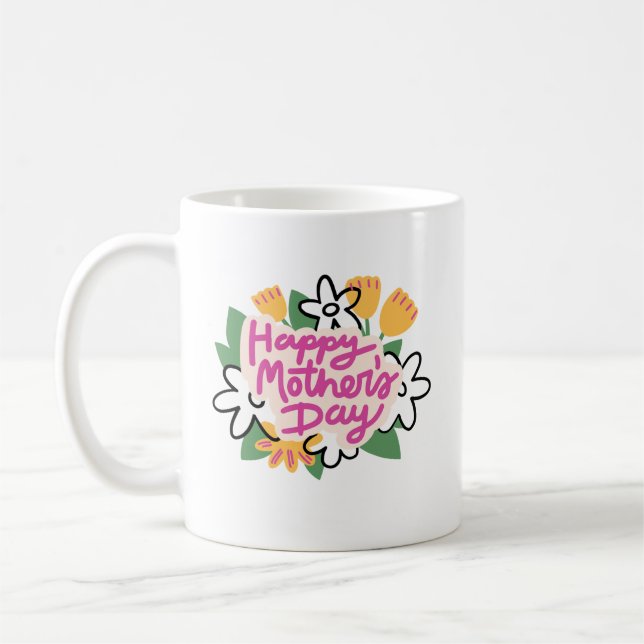 De Café Caneca Personalizada Dia das Mães - Presente para  (Esquerda)