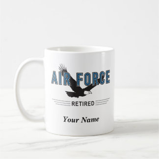 De Café Caneca personalizada do aposentado da força aérea