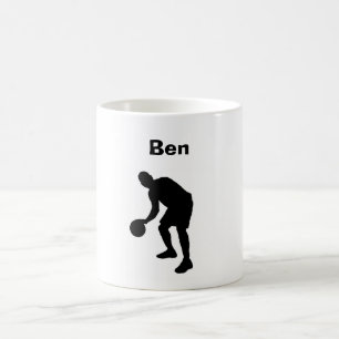 De Café Caneca personalizada do "basquetebol"