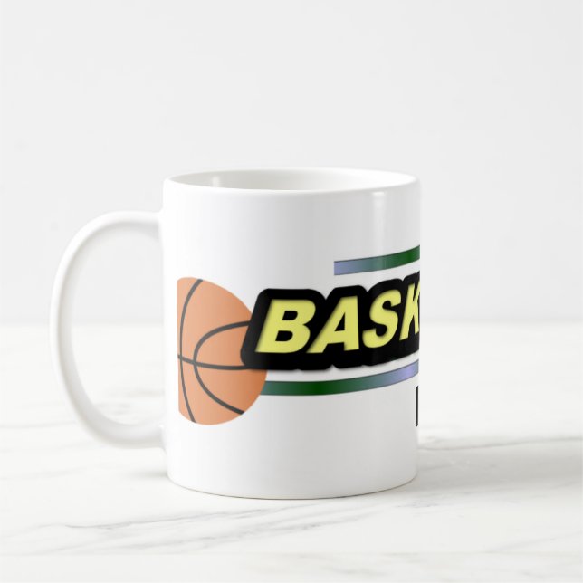 De Café Caneca personalizada do basquetebol (Esquerda)