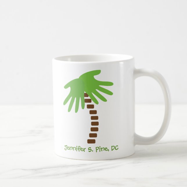 De Café Caneca personalizada do Chiropractor (Direita)