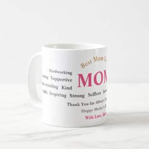 De Café Caneca personalizada do Dia das Mães