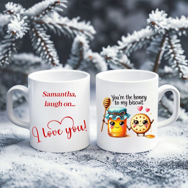 De Café Caneca Personalizada do Dia dos Namorados Presente (Personalized Valentine Mug Funny Food Best Gift)