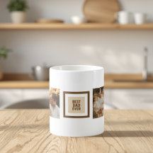 Caneca personalizada do Dia dos Pais com Fotos – “