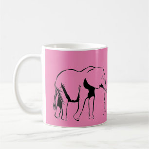 De Café Caneca personalizada do elefante