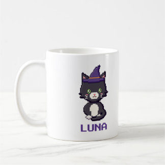 De Café Caneca personalizada do gato smoking para o Hallow