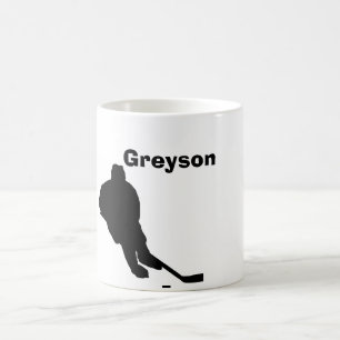 De Café Caneca personalizada do "hóquei"