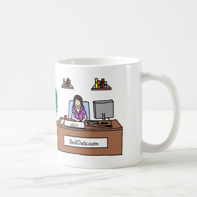 De Café Caneca personalizada dos desenhos animados com (Direita)