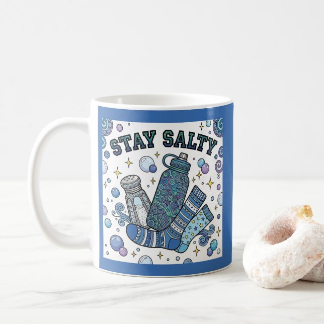 De Café Caneca Personalizada Dysautonomia/POTS Fique Salga (Com Donut)