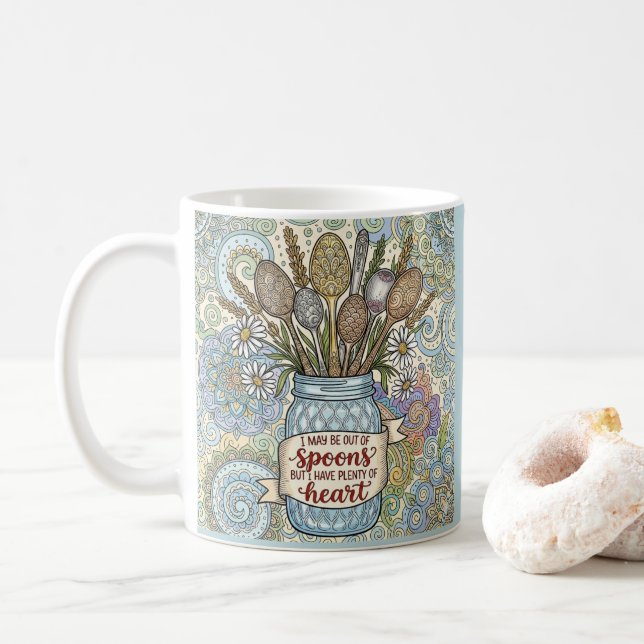 De Café Caneca Personalizada Ehlers Danlos Spoonie (Com Donut)