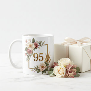 De Café Caneca Personalizada Elegante Botânica para Aniver