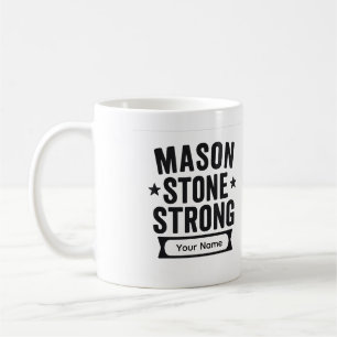 De Café Caneca Personalizada Forte Mason Stone